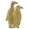 Double Penguin Lapel Pin